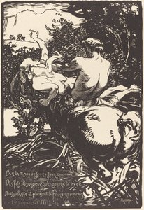 Le centaure, 1896 - Auguste Lepere