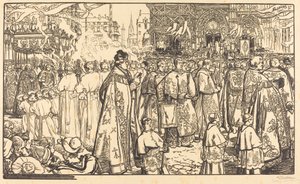Procession de la Fête-Dieu à Nantes - Auguste Lepere