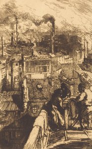 Le quartier des Gobelins, 1893 - Auguste Lepere