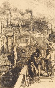 Quartier des Gobelins, 1893 - Auguste Lepere