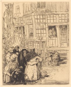 Quartiers juifs à Amsterdam - Auguste Lepere