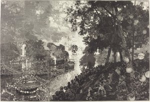La neige à Paris - Auguste Lepere