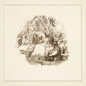 Jeu de boules sur gazon - Auguste Lepere