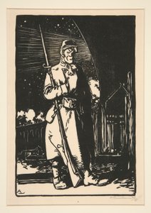 Le G. V. C. (Gardes des voies de communications), de La Guerre de 1914, première série, no. 9 - Auguste Lepere