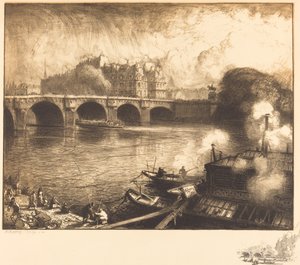 Le Pont Neuf - Auguste Lepere