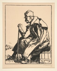 Le Roi de Serbie, de La Guerre de 1914, première série, no.4 - Auguste Lepere