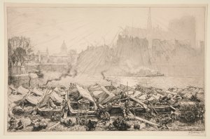 Le marché aux pommes (Paris) - Auguste Lepere