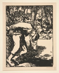 Les Francs-Tireurs, de La Guerre de 1914, première série, no. 11 - Auguste Lepere