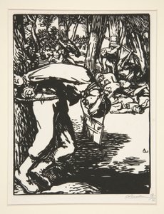 Les Francs-Tireurs, de La Guerre de 1914, première série, no. 11 - Auguste Lepere