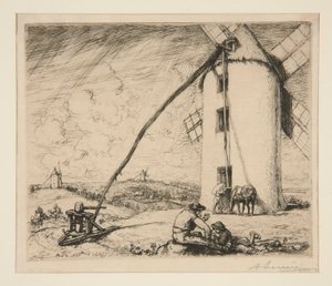 Moulin des Chapelles (Vendée) - Auguste Lepere