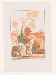 La Musique et la Poésie secourant les Artistes - Auguste Lepere