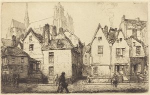 Vieilles maisons à Amiens, 1907 - Auguste Lepere