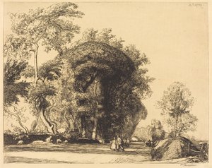 La route de St.-Gilles, St.-Jean-de-Monts - Auguste Lepere