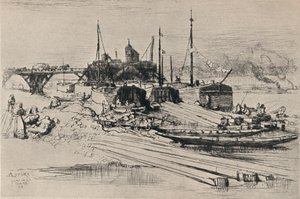 Décharge publique, Quai de la Gare, 1915
