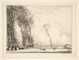 Rideau des peupliers (Vendée) - Auguste Lepere