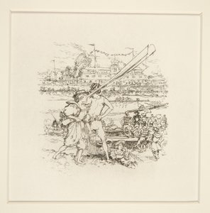 Fête au Bord de la Rivière - Auguste Lepere