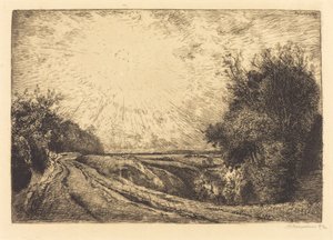 Route de La Houssoye, Crevecoeur - Auguste Lepere