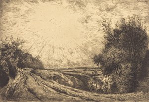 Route de La Houssoye, Crevecoeur, 1913 - Auguste Lepere