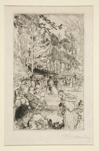 Dimanche après-midi à Nantes - Auguste Lepere