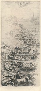 Le Marché aux pommes - Auguste Louis Lepère