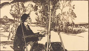 Le paysagiste, 1912 - Auguste Lepere