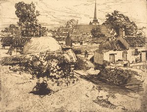 Vue de St.-Jean-de-Mont, Vendée, 1892