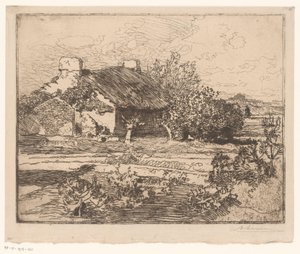 Ferme - Auguste Lepère (signed by artist)