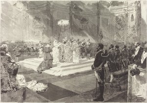 Baptême royal à la Cour d
