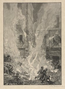 [Incendie en ville] - Auguste Louis Lepère