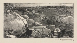 Forêt de Fontainebleau : Le Cirque de Long-Rocher - Auguste Louis Lepère