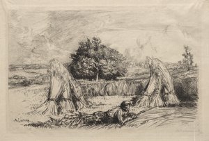 Gerbes de seigle, Crèvecœur - Auguste Louis Lepère