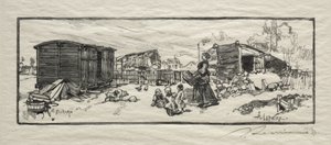 Le wagon-logement - Auguste Louis Lepère