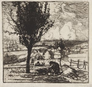 Vue de Jouy-le-Moutier - Auguste Louis Lepère