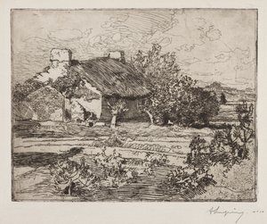 Vieille Bourrine, Maison du Marais, Vendée - Auguste Louis Lepère