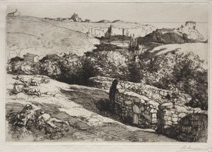 Vue du Port de la Meule - Auguste Louis Lepère