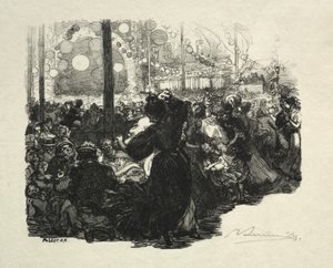 14 Juillet, Rue de Belleville, 10 heures - Auguste Louis Lepère