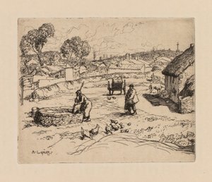Auguste Lepère : La Masure Vendée - Auguste Louis Lepère