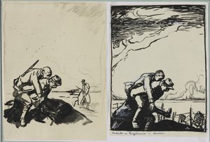 Bataille de Rozelieures en Lorraine, 1914