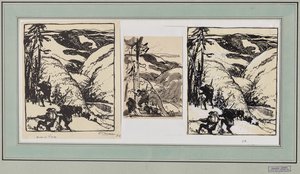 Dans les Vosges - Auguste Louis Lepère
