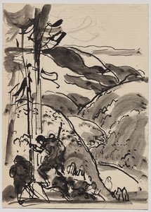 Dans les Vosges - Auguste Louis Lepère