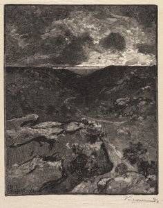 Forêt de Fontainebleau : Vallée de Franchard, 1890