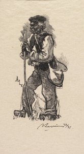 Forêt de Fontainebleau : Le chasseur de serpents, 1890