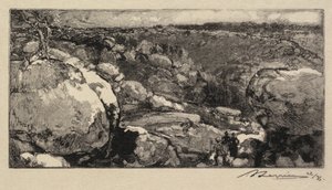 Forêt de Fontainebleau: Le Cirque du Long-Rocher - Auguste Louis Lepère