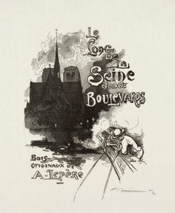 Frontispice: Le long de la Seine et des Boulevards - Auguste Louis Lepère