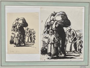 Fugitifs - Auguste Louis Lepère