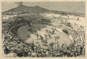 Italie. Le Festival de Pompéi, Le cirque des gladiateurs, 1884