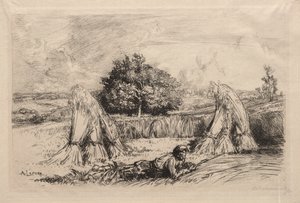Gerbes de seigle, Crèvecœur - Auguste Louis Lepère