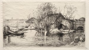 La Masure Inondée - Auguste Louis Lepère