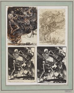 La Mort et les Passions Fondant sur la Terre - Auguste Louis Lepère