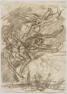 La Mort et les Passions fondant sur la Terre - Auguste Louis Lepère
